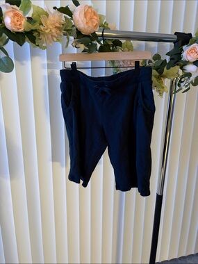 Mossimo Supply Co. Black Drawstring Bermuda Shorts